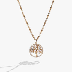 Faith and Family Tree of Life Pendant Necklace, Necklaces, $ 48.00, A Moment Of Now™
