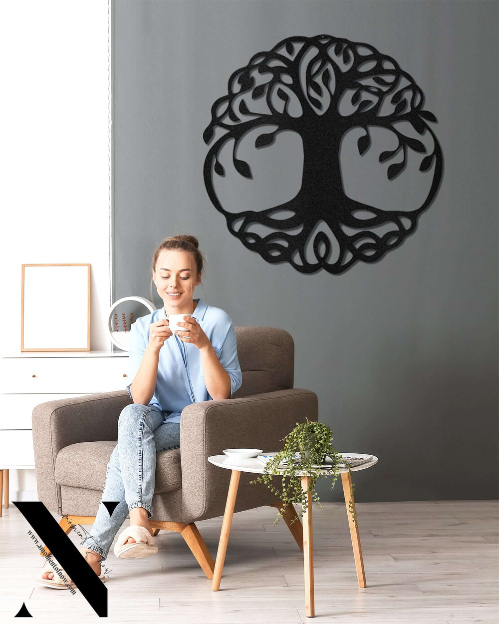 Tree of Life Cutout Metal Steel Sign Wall Decor | Shop USA Made Decor, Metal Signs, $ 62.95, A Moment Of Now™