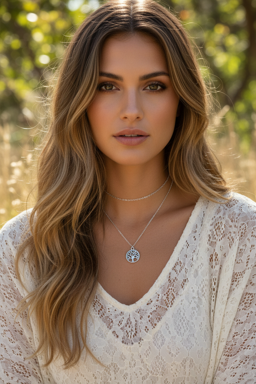 Silver Tree of Life Family Pendant Necklace , Necklaces, $ 14.99, A Moment Of Now™