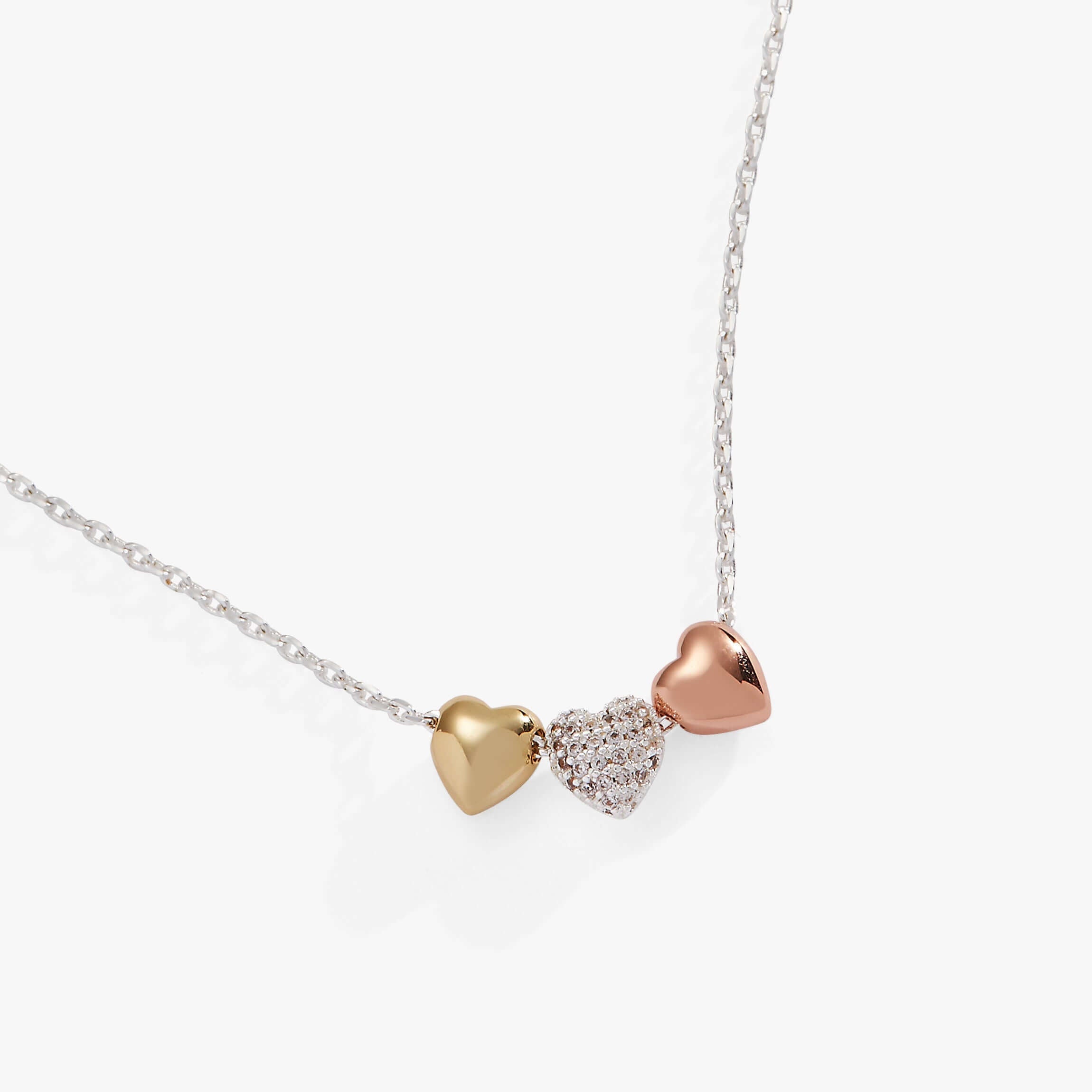 Crystal Heart Slider Necklace, Necklaces, $ 48.00, A Moment Of Now™