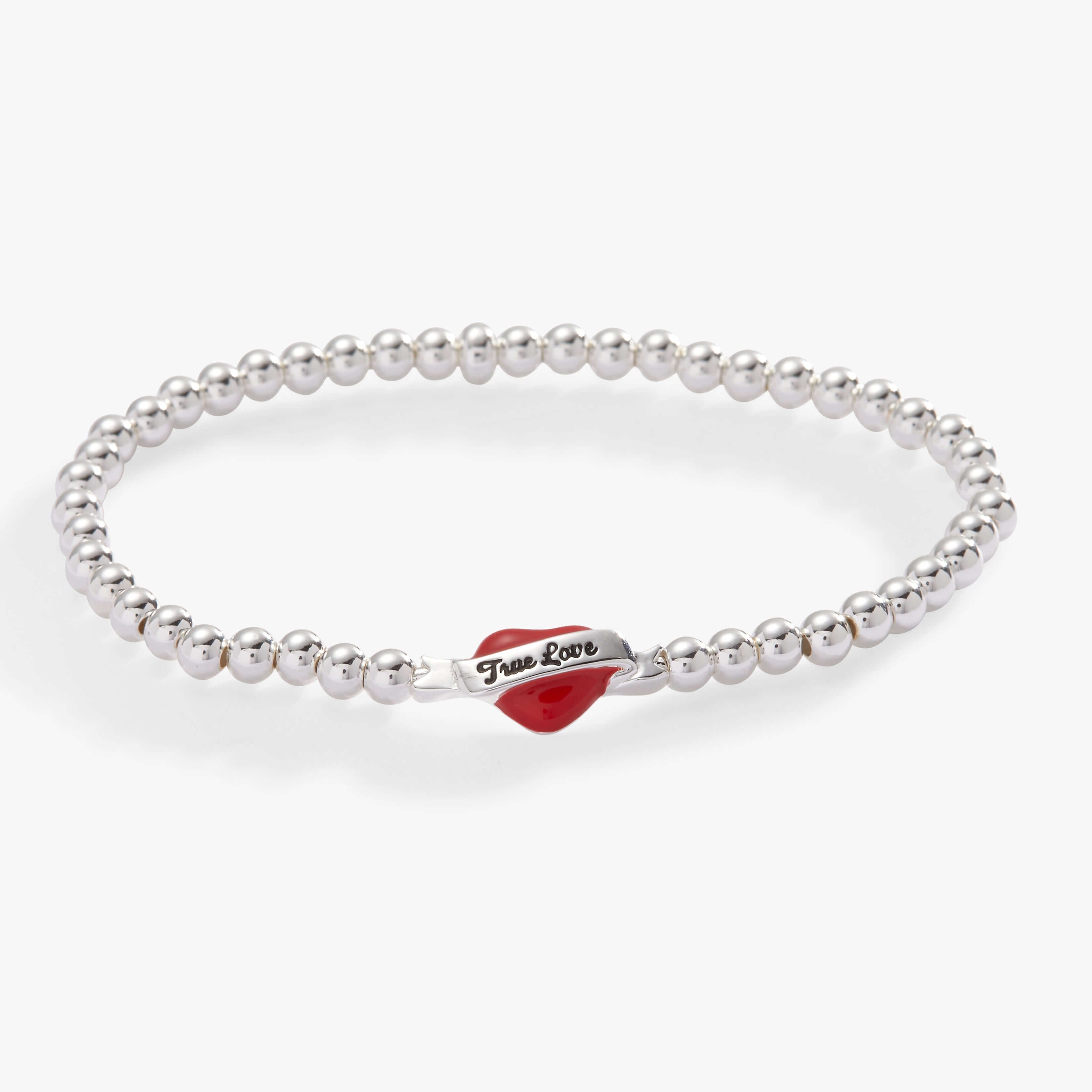 True Love Heart Stretch Bracelet, Bracelets, $ 11.90, A Moment Of Now™