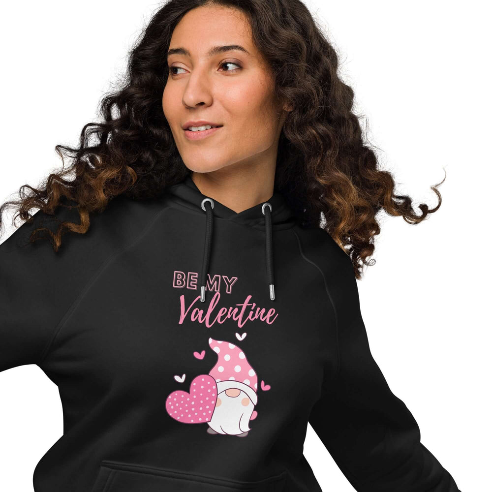 Pink Be My Valentine Gnome Hoodie | Eco-Friendly Comfort, Hoodies, $ 60.50, A Moment Of Now™
