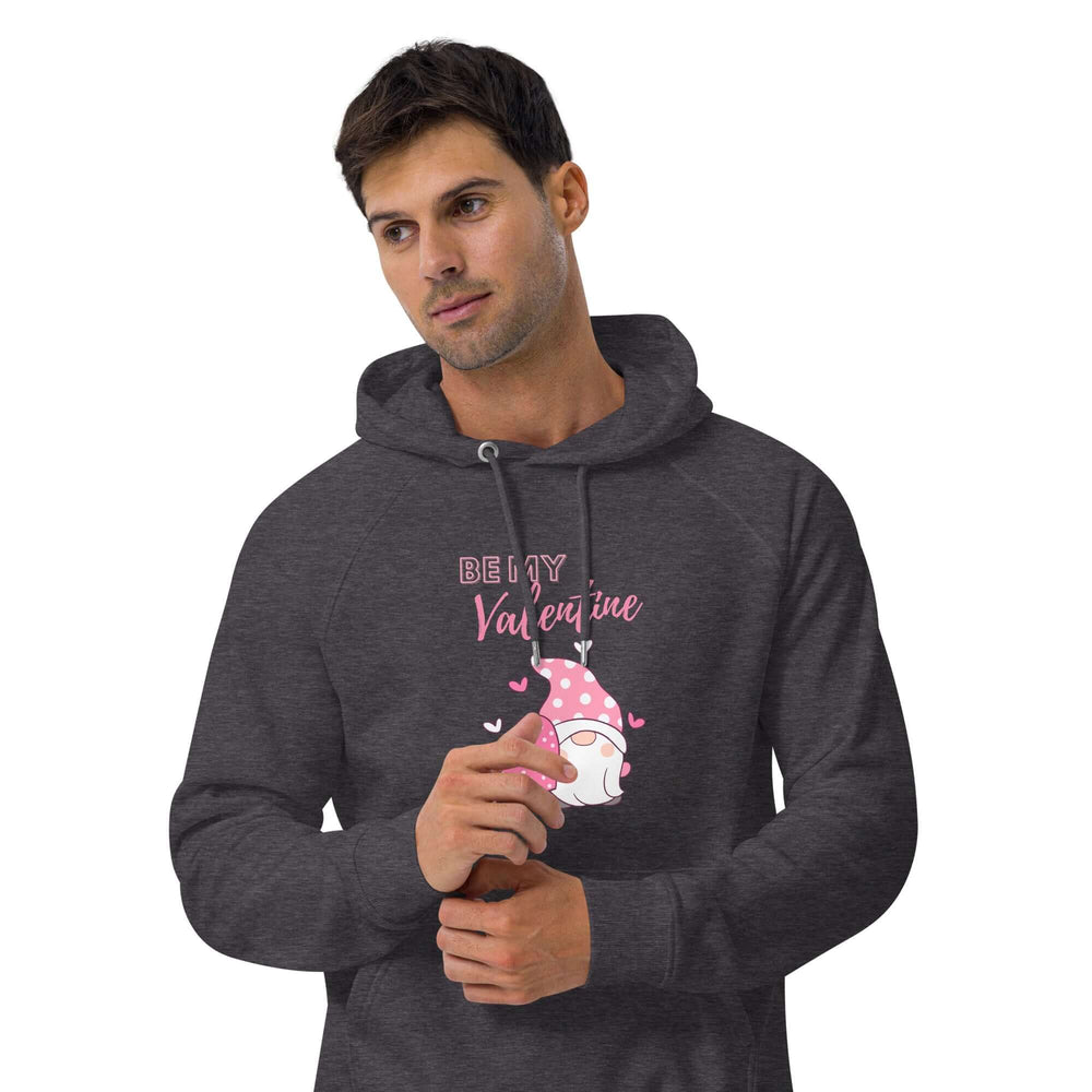 Pink Be My Valentine Gnome Hoodie | Eco-Friendly Comfort, Hoodies, $ 60.50, A Moment Of Now™