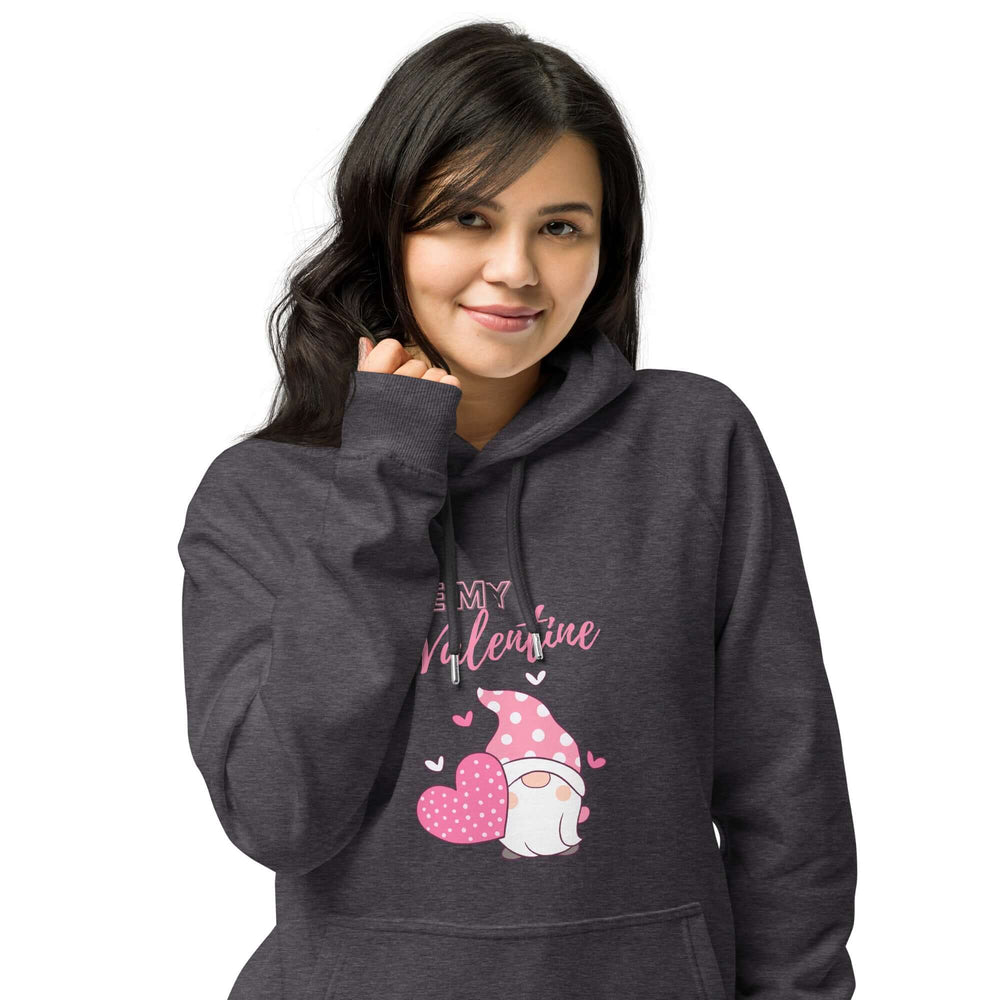 Pink Be My Valentine Gnome Hoodie | Eco-Friendly Comfort, Hoodies, $ 60.50, A Moment Of Now™