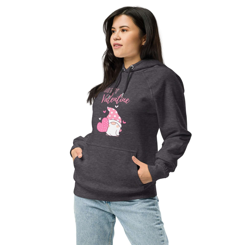 Pink Be My Valentine Gnome Hoodie | Eco-Friendly Comfort, Hoodies, $ 60.50, A Moment Of Now™