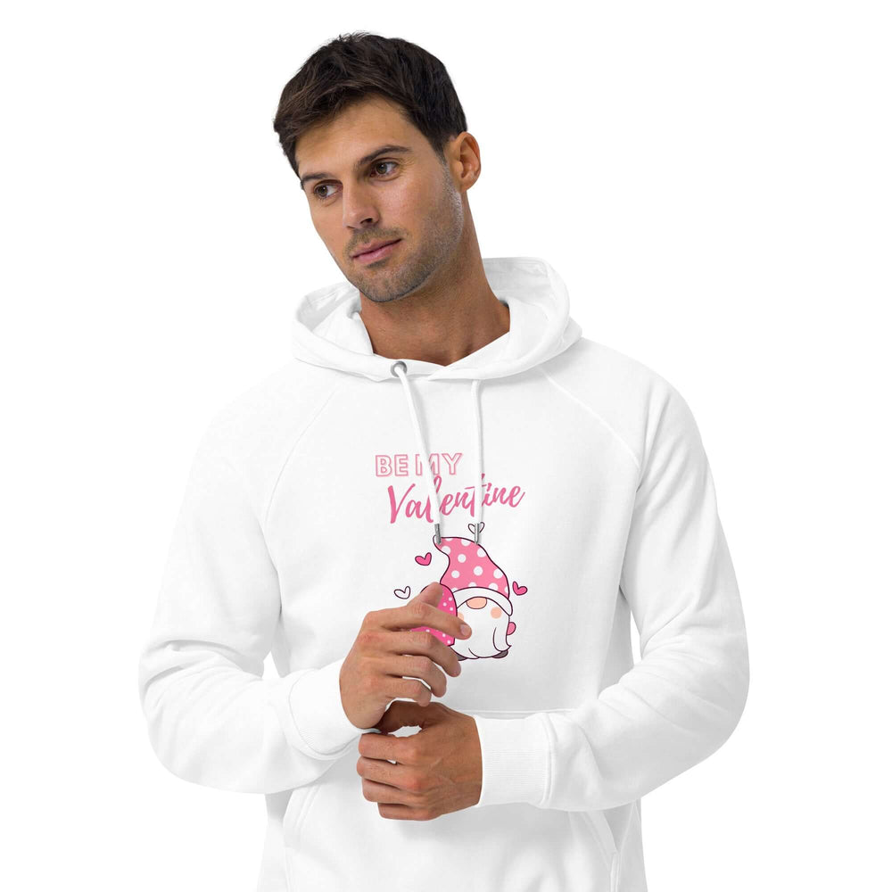 Pink Be My Valentine Gnome Hoodie | Eco-Friendly Comfort, Hoodies, $ 60.50, A Moment Of Now™