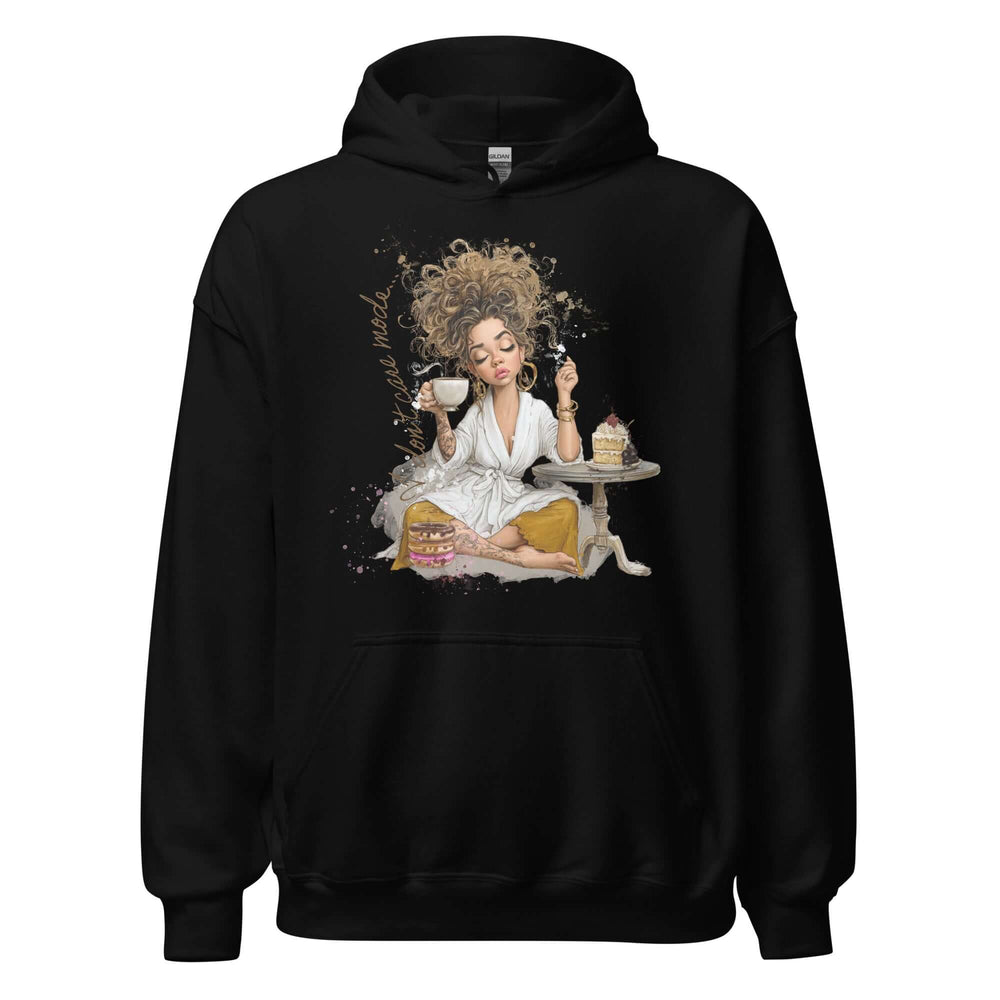 I Don't Care Mode Illustration Graphic Hoodie | Shop Now, Hoodies, $ 47.00, A Moment Of Now™