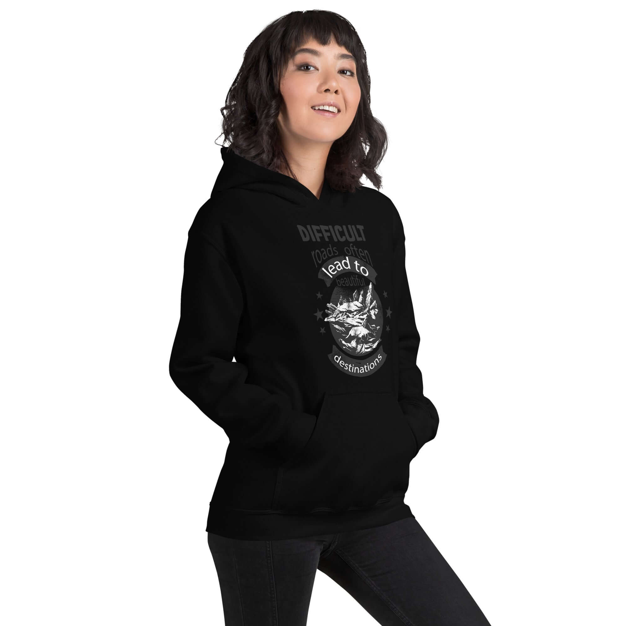 Beautiful Destinations Inspiration Unisex Graphic Hoodie, A Moment Of Now, A Moment Of Now