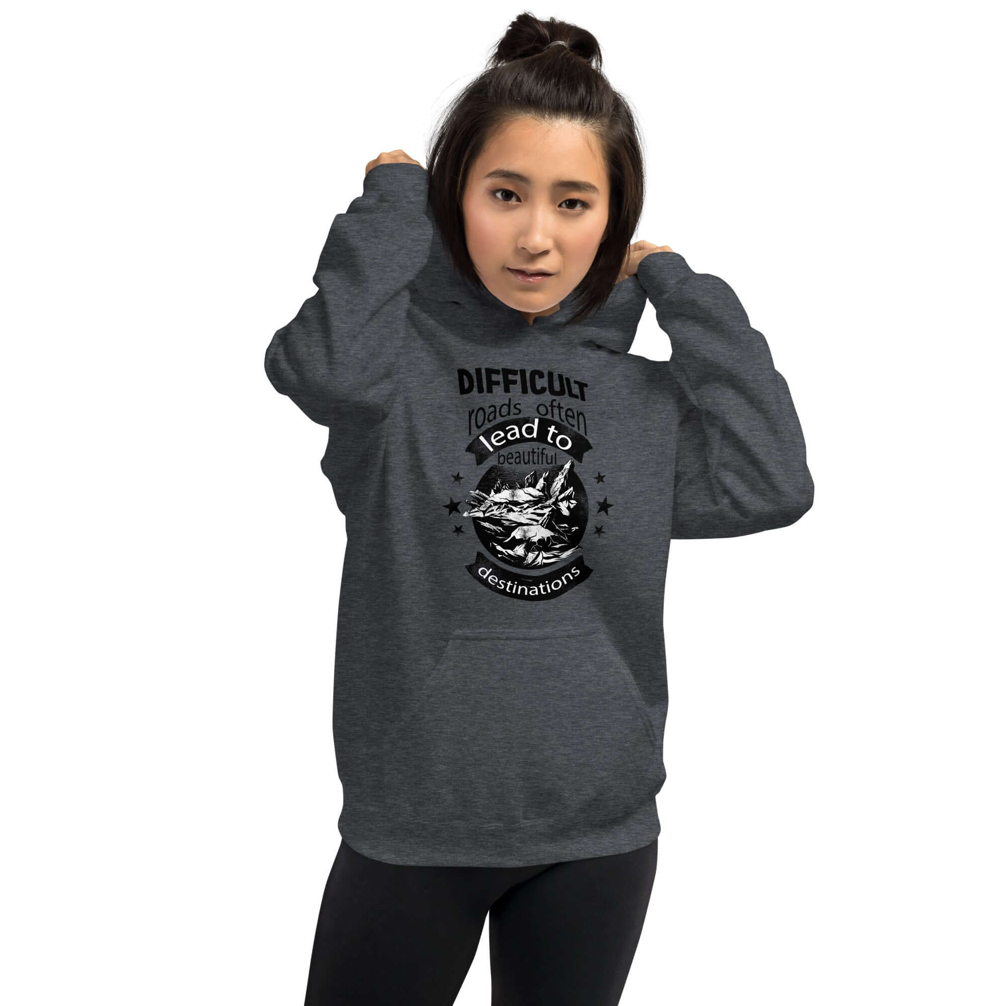 Beautiful Destinations Inspiration Unisex Graphic Hoodie, A Moment Of Now, A Moment Of Now