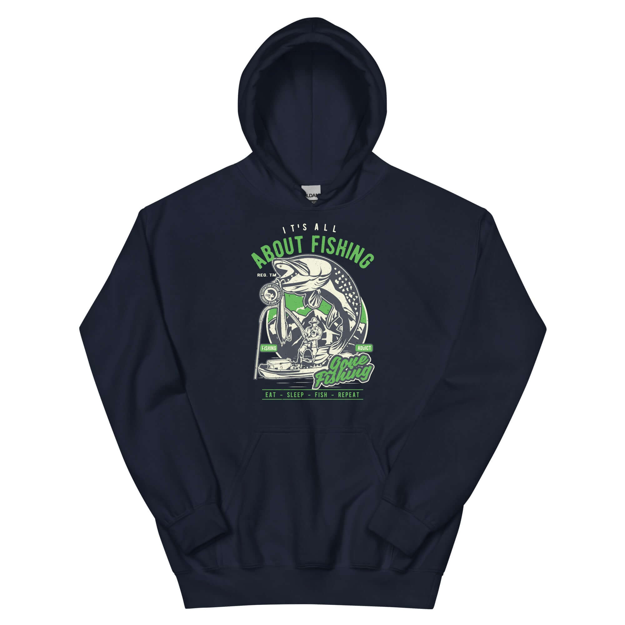 It's All About Fishing Unisex Graphic Hoodie, A Moment Of Now, A Moment Of Now