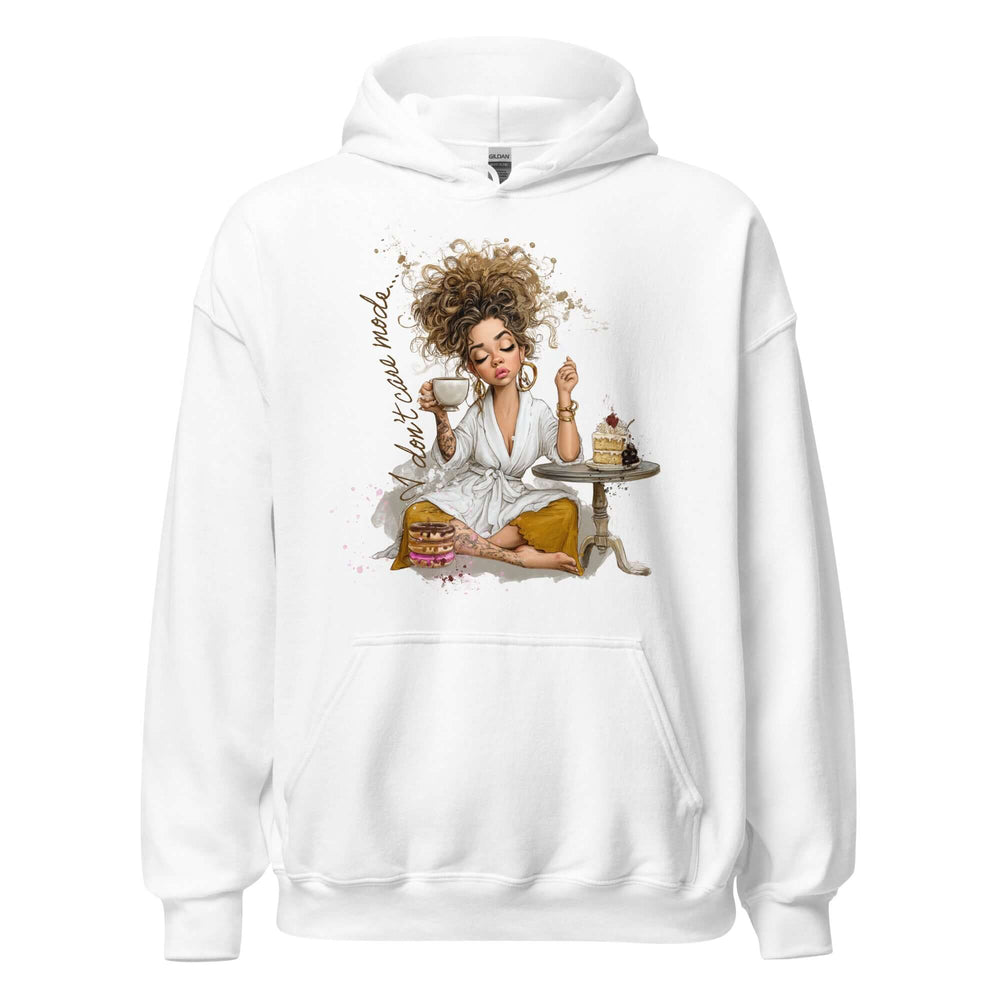 I Don't Care Mode Illustration Graphic Hoodie | Shop Now, Hoodies, $ 47.00, A Moment Of Now™
