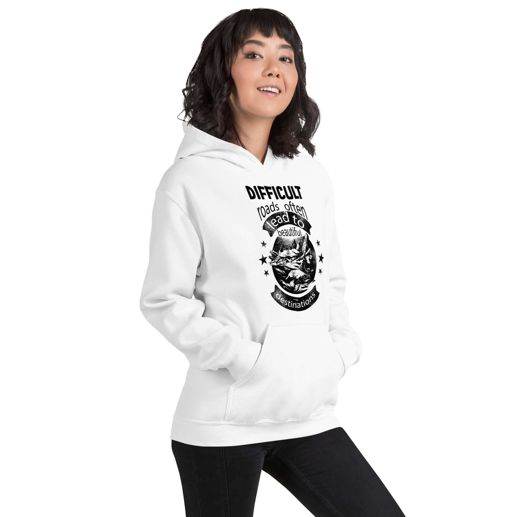 Beautiful Destinations Inspiration Unisex Graphic Hoodie, A Moment Of Now, A Moment Of Now