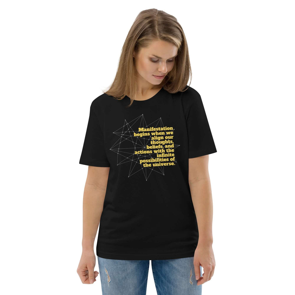 Manifestation Inspiration Quote T-shirt | Organic Cotton, , $ 43.50, A Moment Of Now™