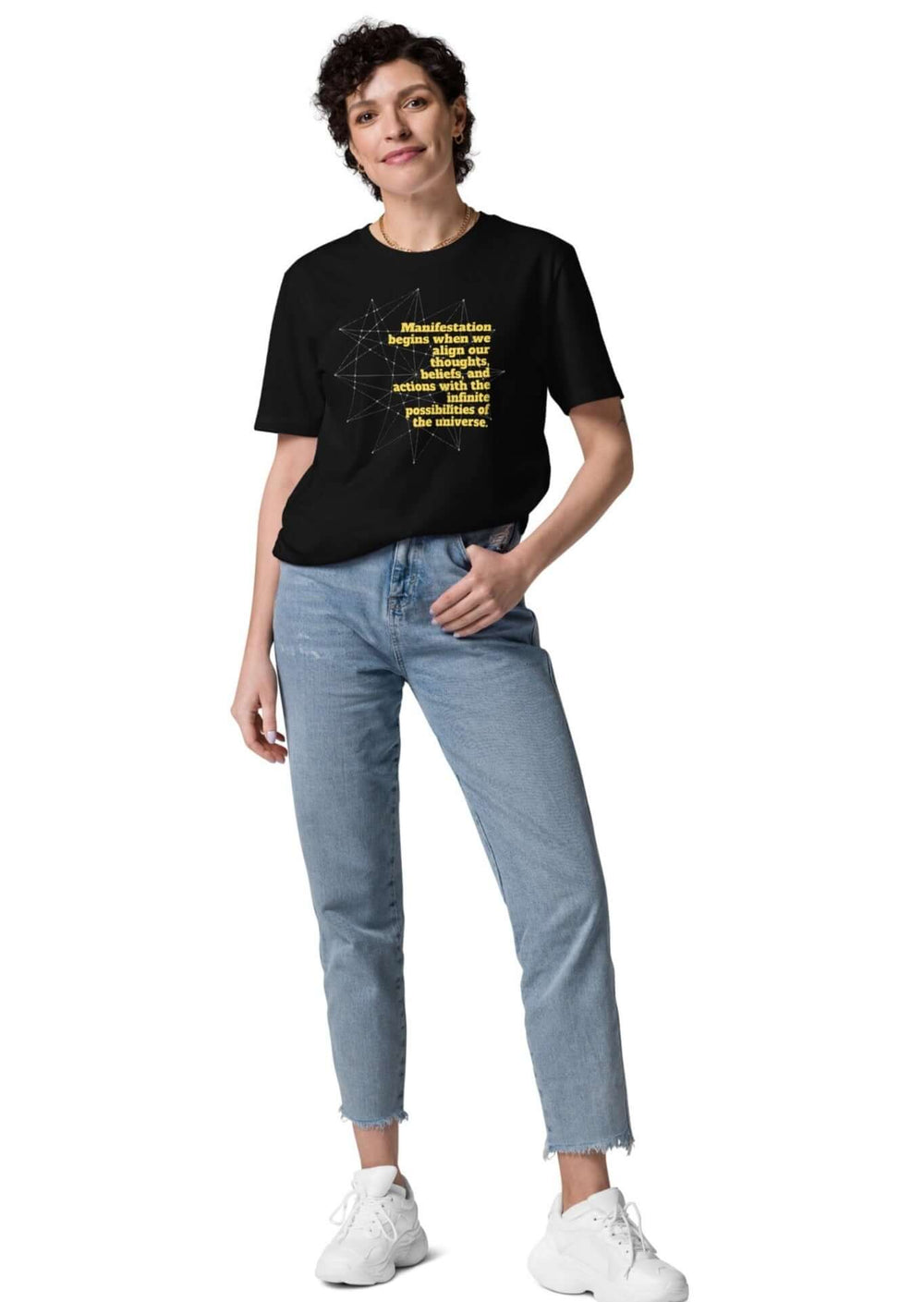 Manifestation Inspiration Quote T-shirt | Organic Cotton, , $ 43.50, A Moment Of Now™