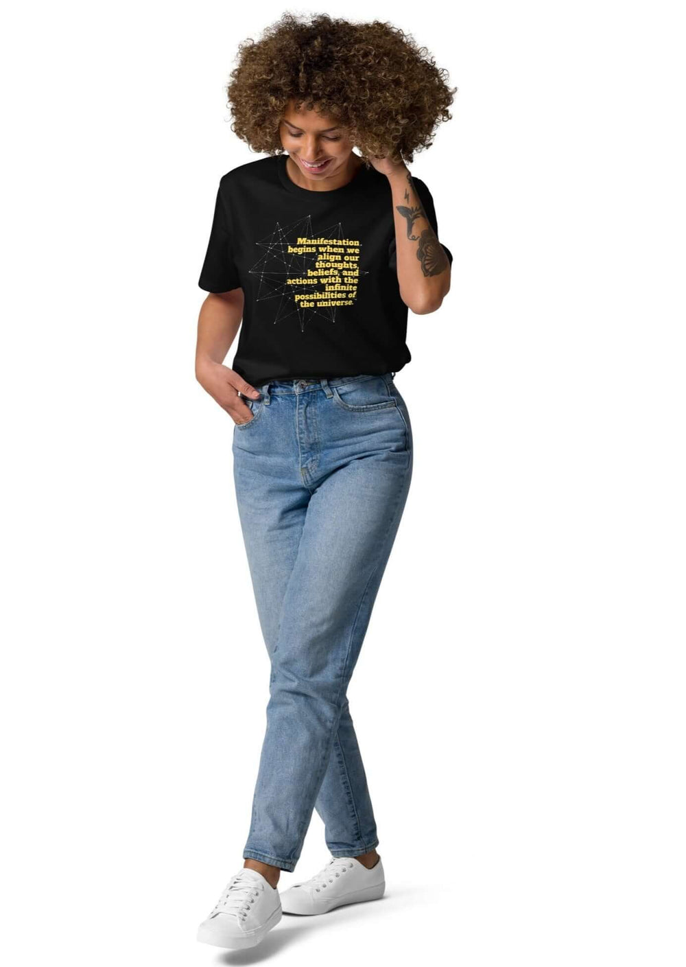 Manifestation Inspiration Quote T-shirt | Organic Cotton, , $ 43.50, A Moment Of Now™