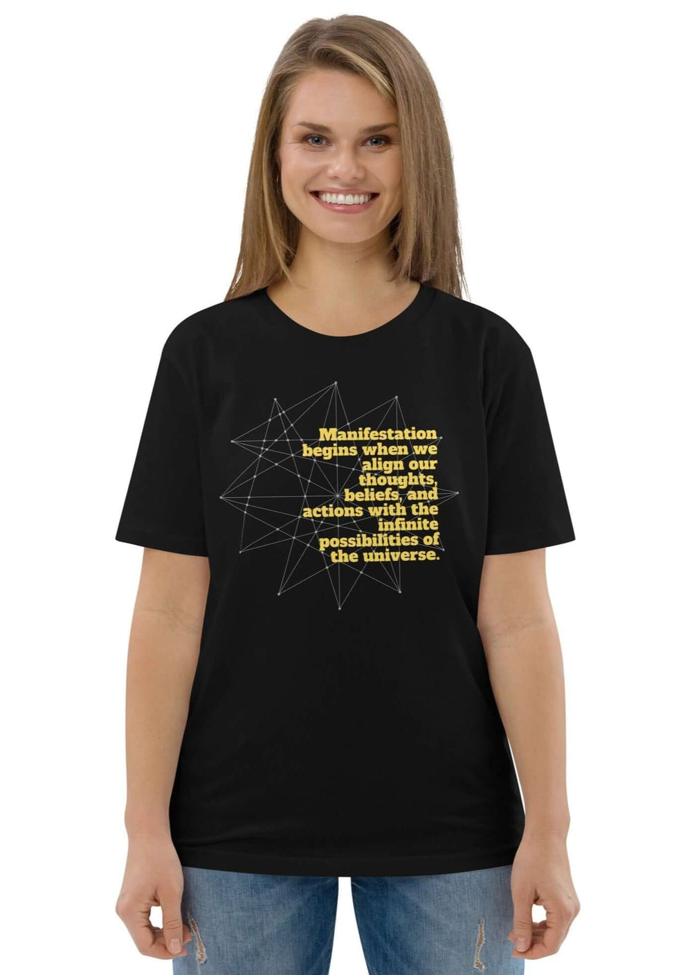 Manifestation Inspiration Quote T-shirt | Organic Cotton, , $ 43.50, A Moment Of Now™