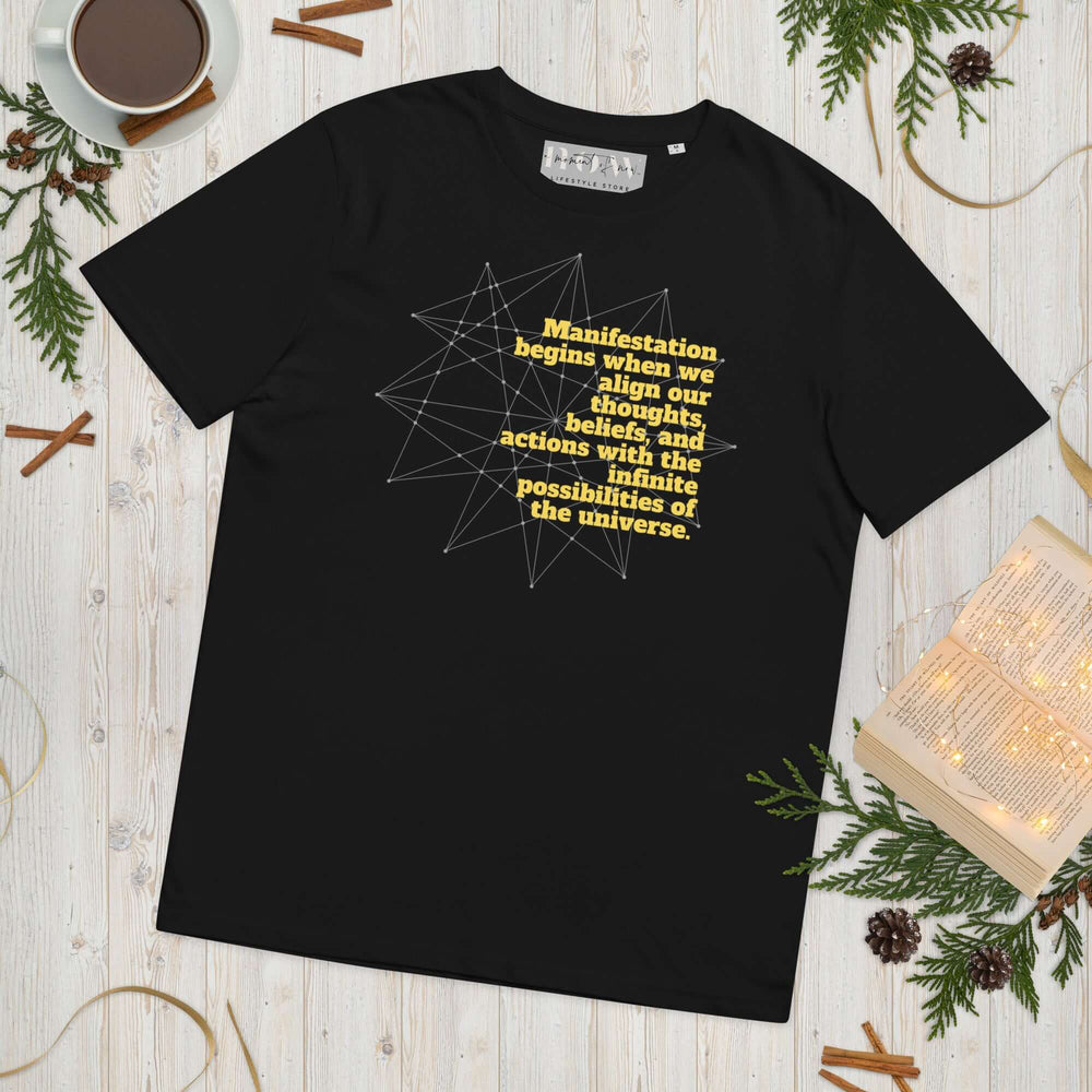 Manifestation Inspiration Quote T-shirt | Organic Cotton, , $ 43.50, A Moment Of Now™