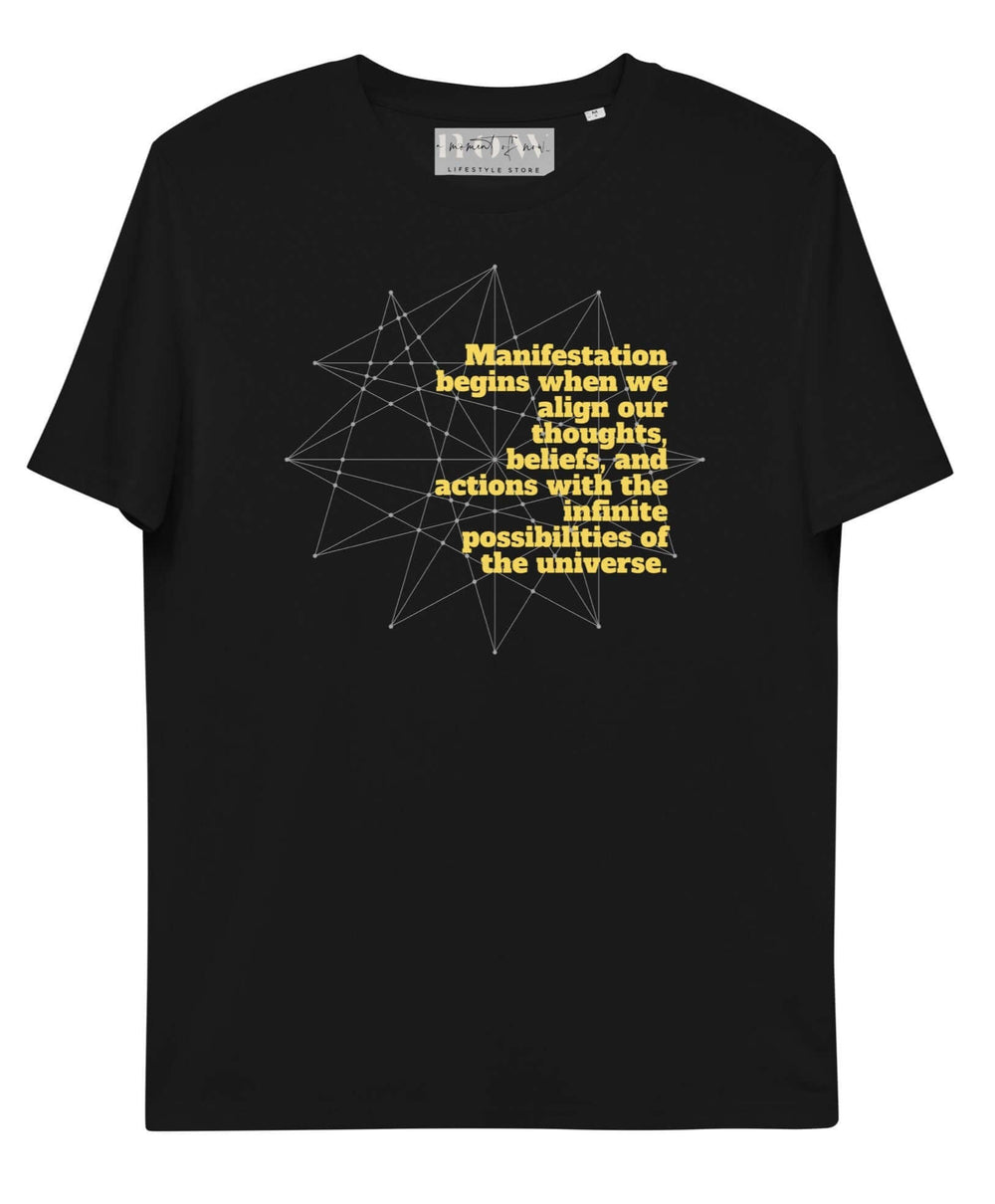 Manifestation Inspiration Quote T-shirt | Organic Cotton, , $ 43.50, A Moment Of Now™