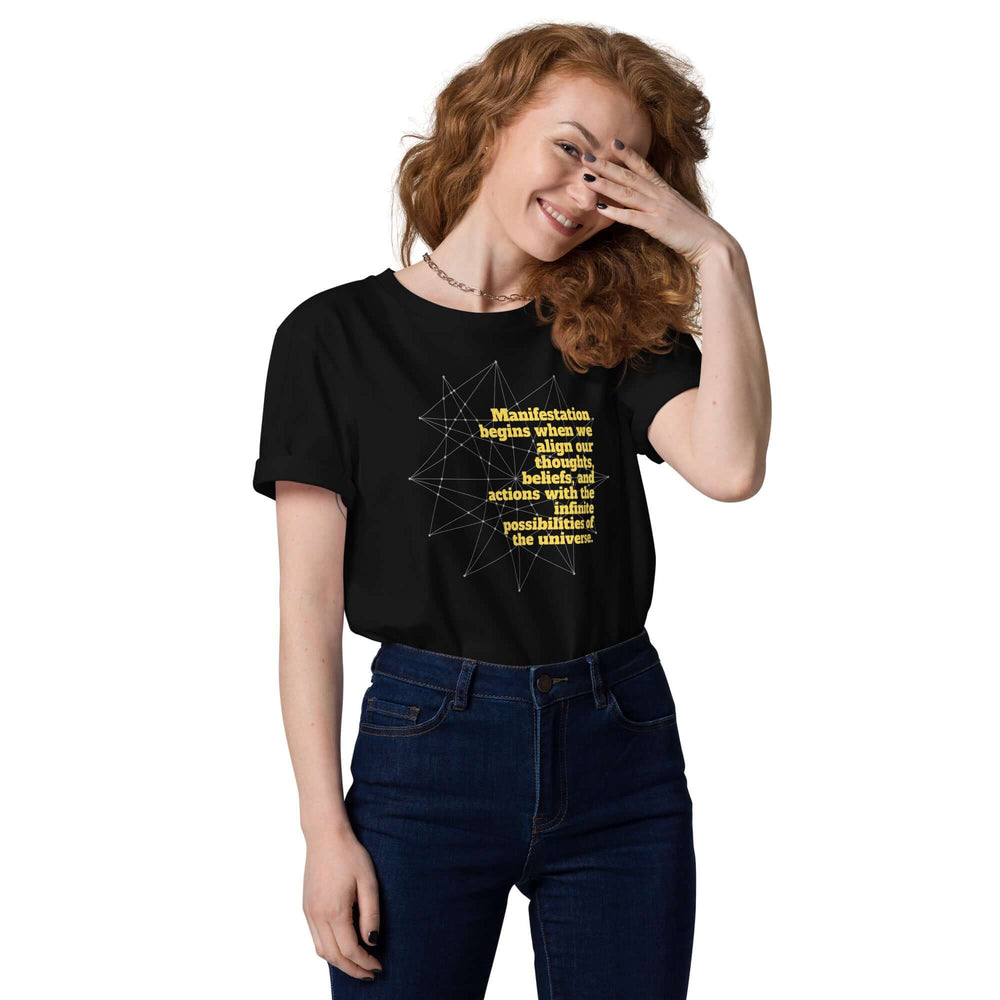 Manifestation Inspiration Quote T-shirt | Organic Cotton, , $ 43.50, A Moment Of Now™