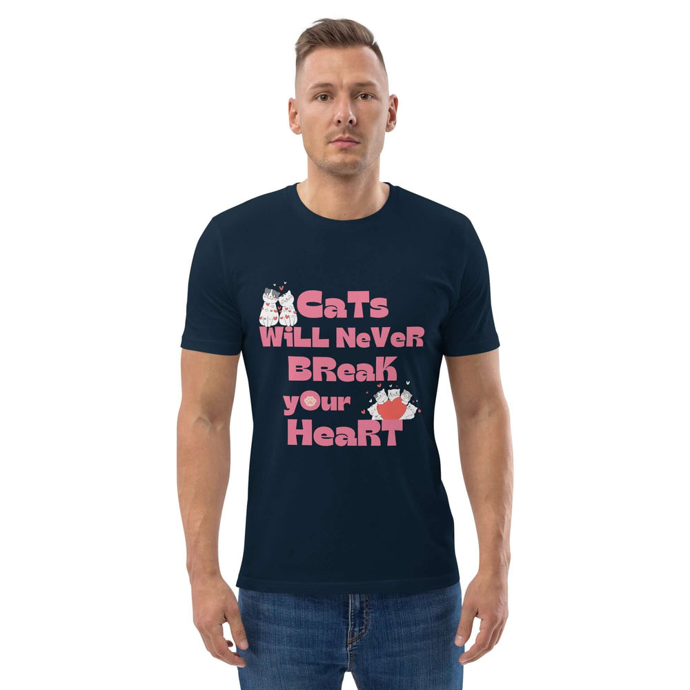 Cats Will Never Break Your Heart Organic Cotton T-shirt, T-shirts, $ 32.50, A Moment Of Now™