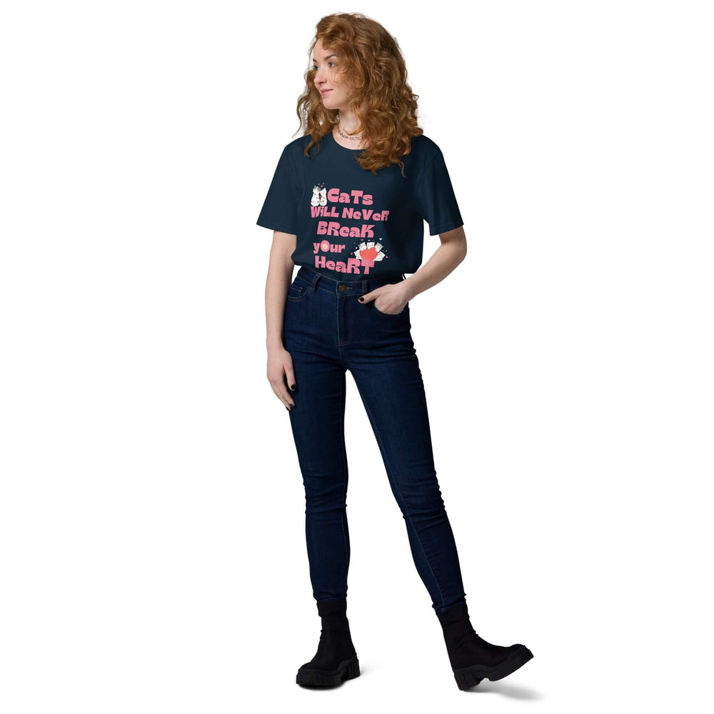 Cats Will Never Break Your Heart Organic Cotton T-shirt, T-shirts, $ 32.50, A Moment Of Now™