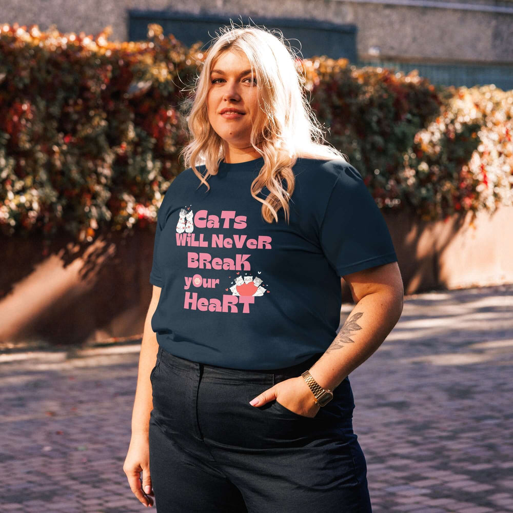 Cats Will Never Break Your Heart Organic Cotton T-shirt, T-shirts, $ 32.50, A Moment Of Now™