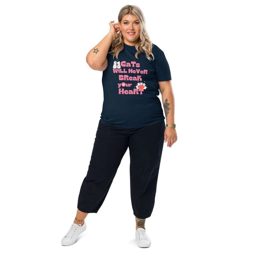 Cats Will Never Break Your Heart Organic Cotton T-shirt, T-shirts, $ 32.50, A Moment Of Now™