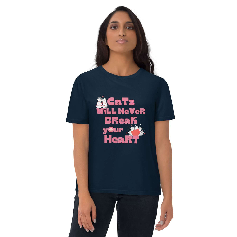 Cats Will Never Break Your Heart Organic Cotton T-shirt, T-shirts, $ 32.50, A Moment Of Now™
