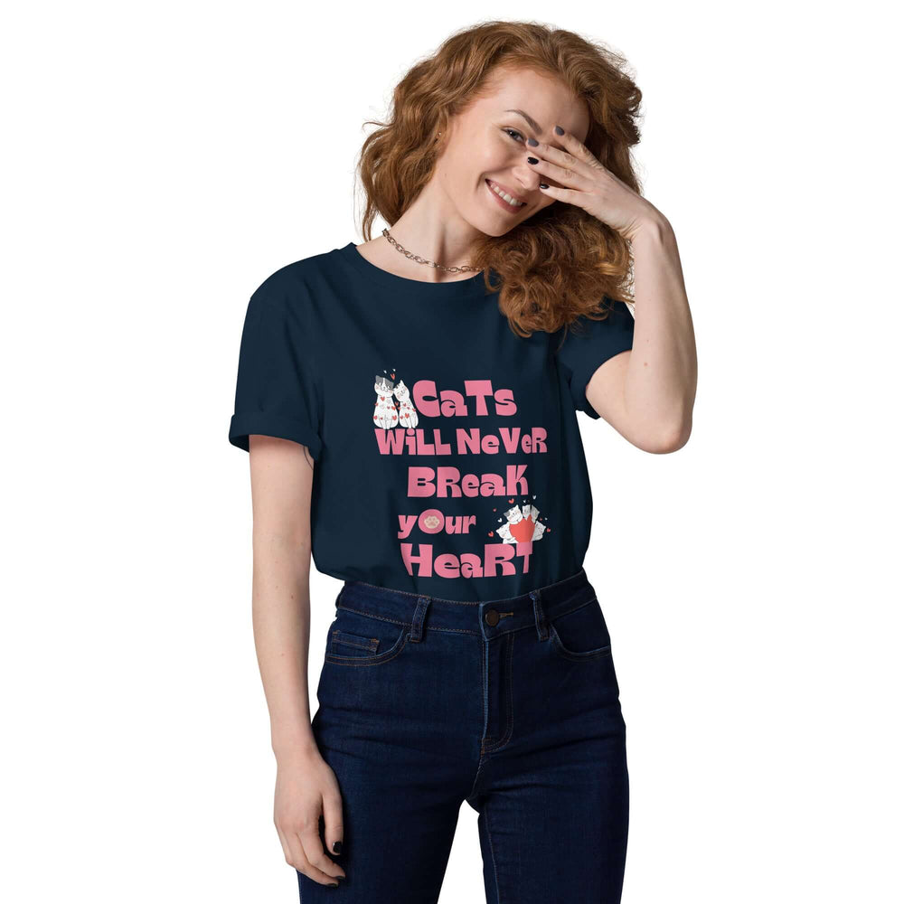 Cats Will Never Break Your Heart Organic Cotton T-shirt, T-shirts, $ 32.50, A Moment Of Now™