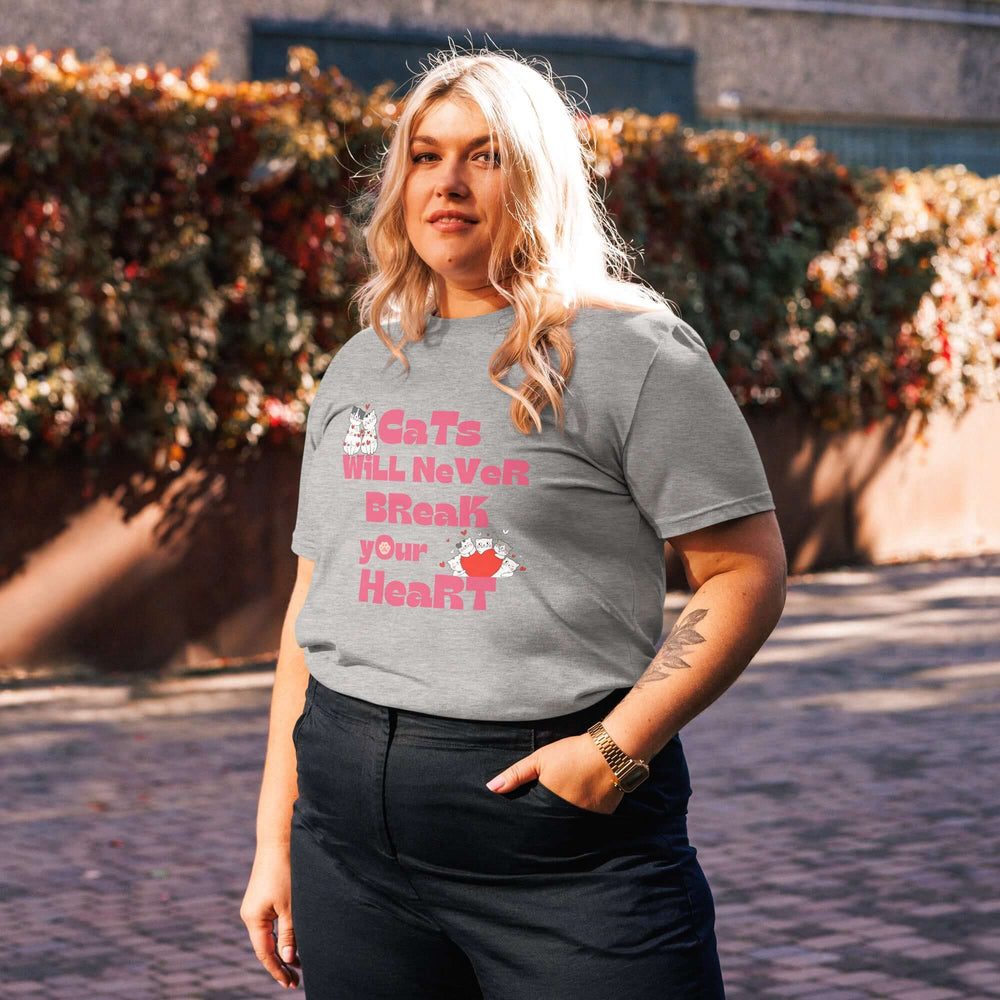 Cats Will Never Break Your Heart Organic Cotton T-shirt, T-shirts, $ 32.50, A Moment Of Now™