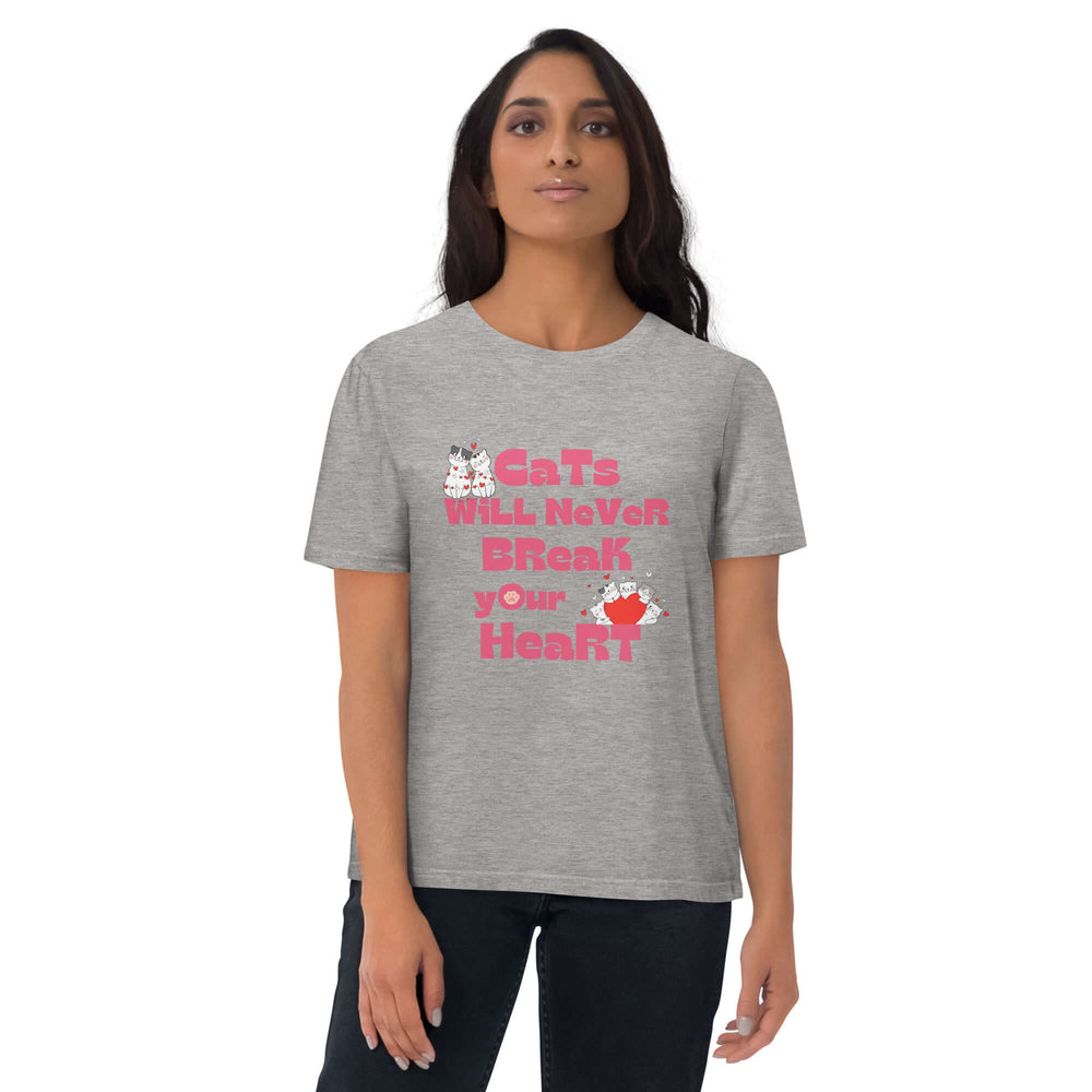 Cats Will Never Break Your Heart Organic Cotton T-shirt, T-shirts, $ 32.50, A Moment Of Now™
