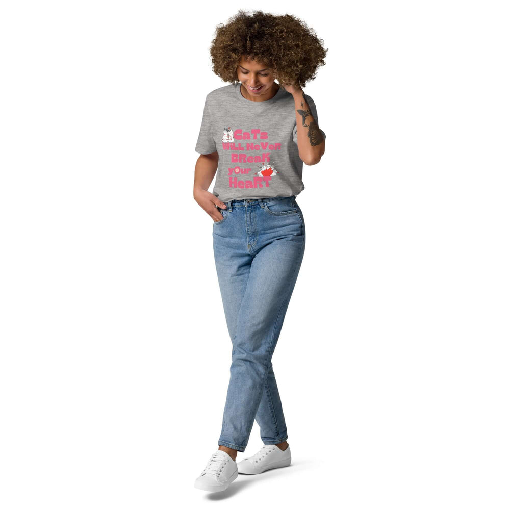 Cats Will Never Break Your Heart Organic Cotton T-shirt, T-shirts, $ 32.50, A Moment Of Now™