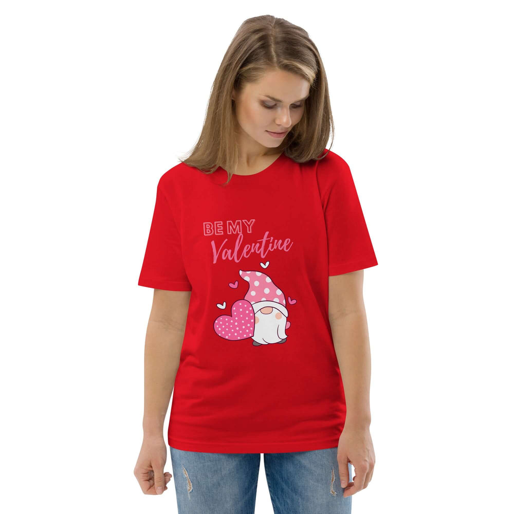 Pink Be My Valentine Gnome Unisex T-shirt, T-shirts, $ 32.50, A Moment Of Now™