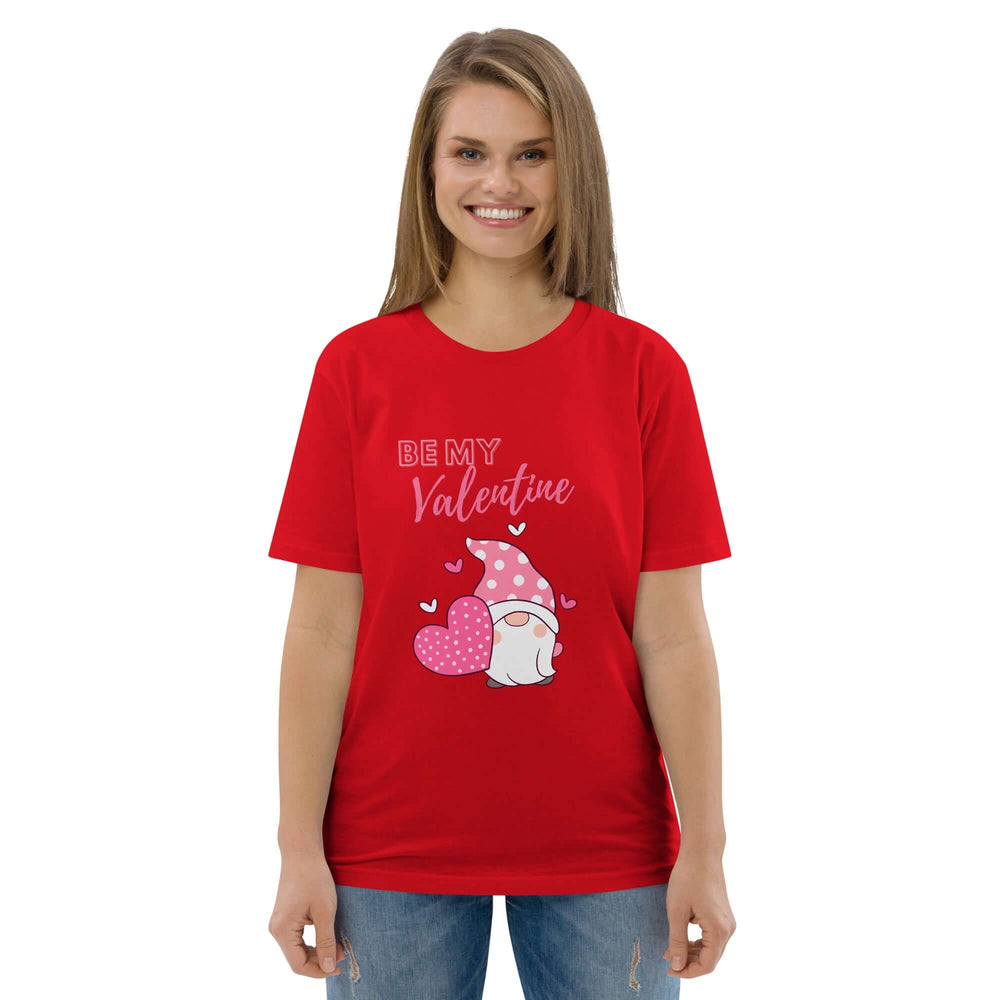 Pink Be My Valentine Gnome Unisex T-shirt, T-shirts, $ 32.50, A Moment Of Now™