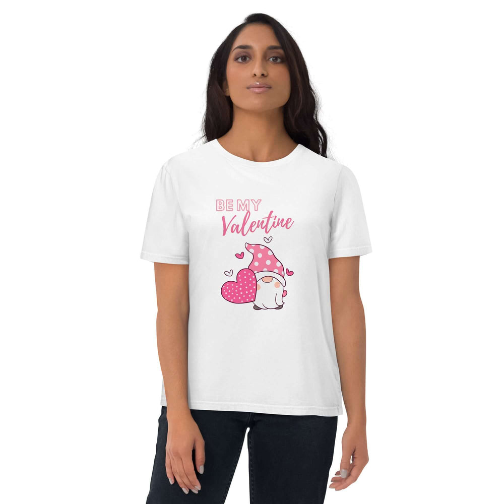 Pink Be My Valentine Gnome Unisex T-shirt, T-shirts, $ 32.50, A Moment Of Now™