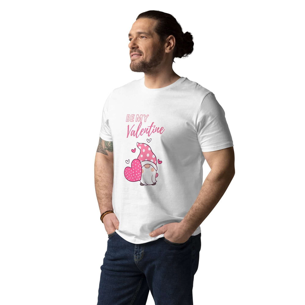 Pink Be My Valentine Gnome Unisex T-shirt, T-shirts, $ 32.50, A Moment Of Now™