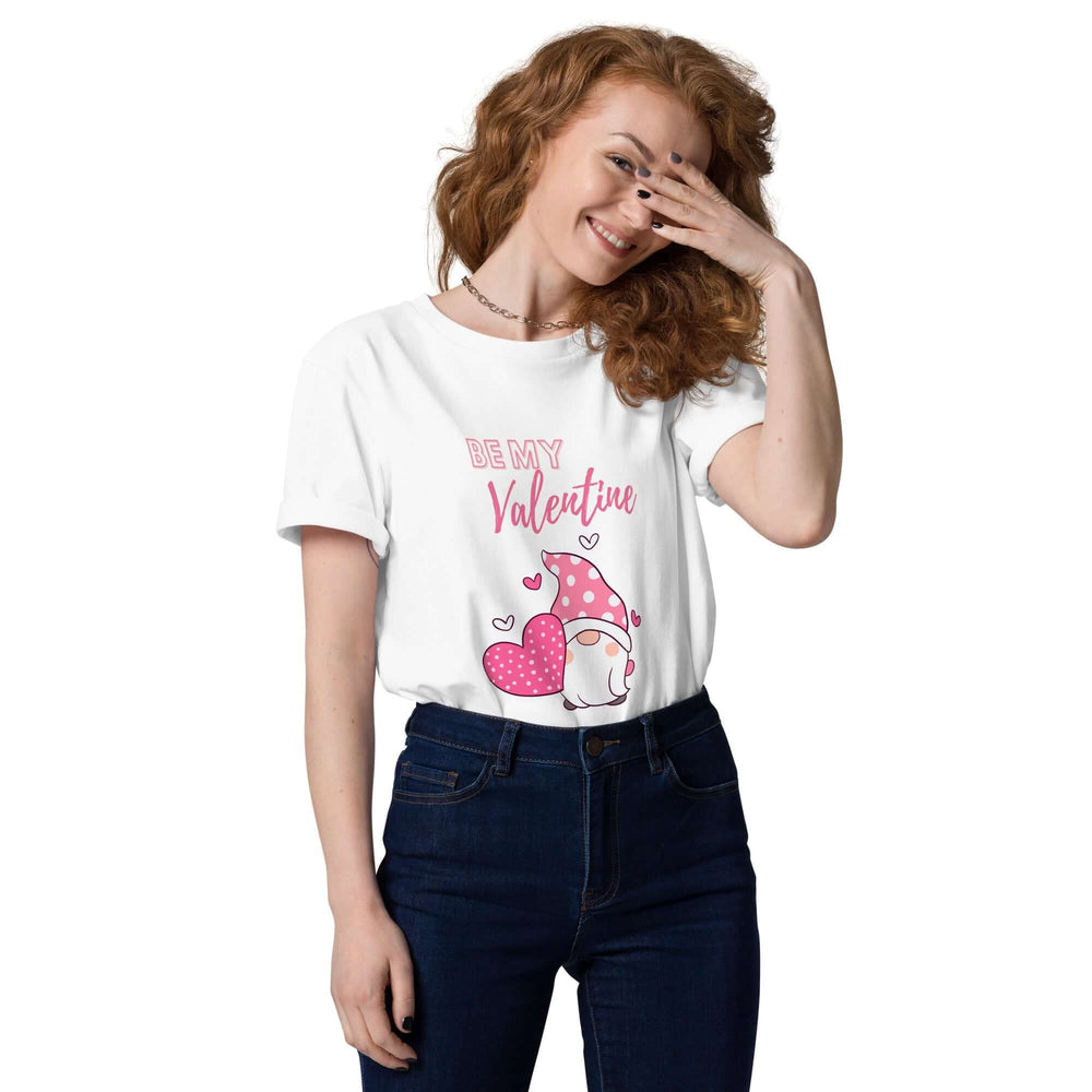Pink Be My Valentine Gnome Unisex T-shirt, T-shirts, $ 32.50, A Moment Of Now™