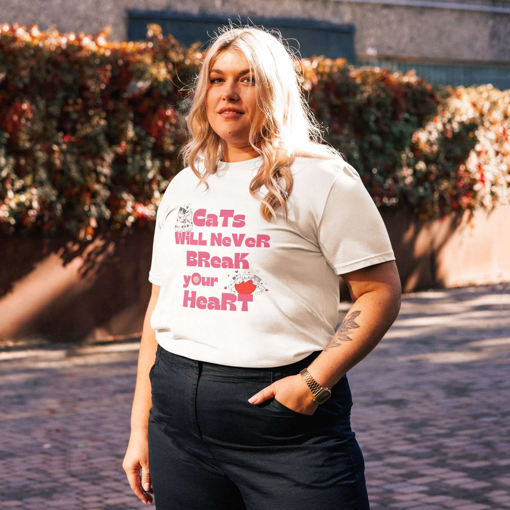 Cats Will Never Break Your Heart Organic Cotton T-shirt, T-shirts, $ 32.50, A Moment Of Now™