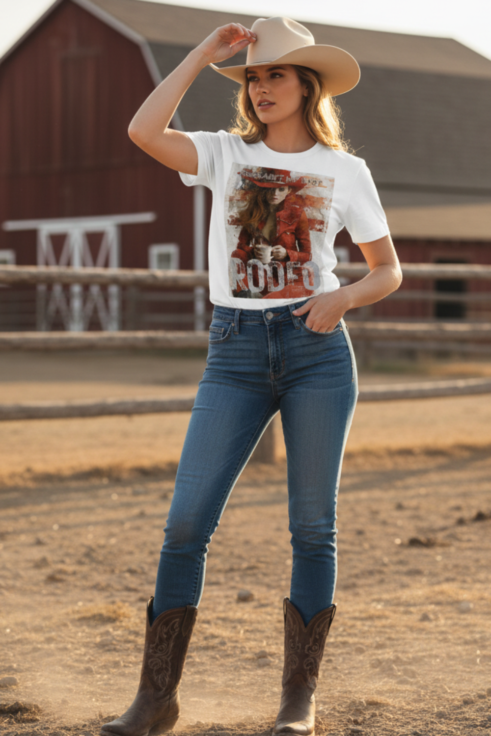 This Ain’t My Last Rodeo – Organic Cotton Cowgirl Tee