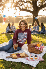 America The Beautiful Oversized Heavyweight Sweatshirt | Patriotic USA Graphic Pullover | Vintage American Pride Crewneck | Boutique In USA, Sweatshirts, $ 65.00, A Moment Of Now™