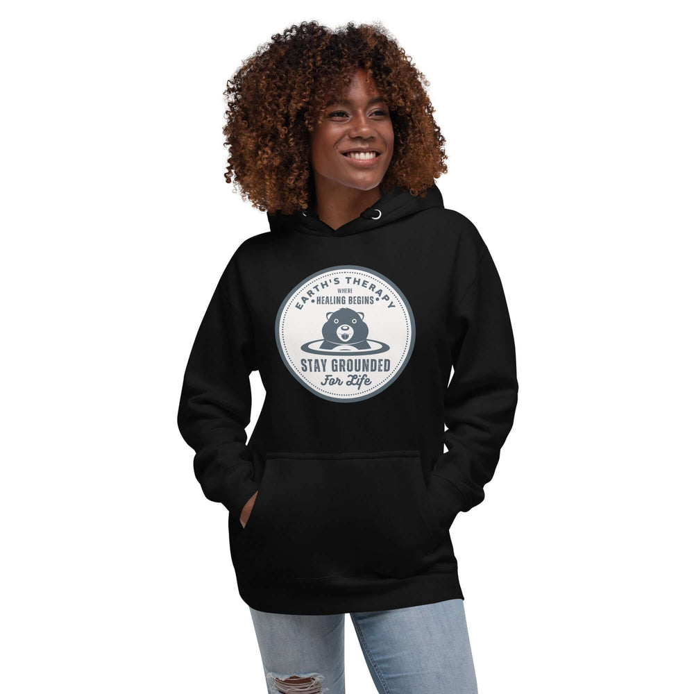 Earth's Therapy Grounding Hoodie - Unisex Comfort, Hoodies, $ 50.50, A Moment Of Now™