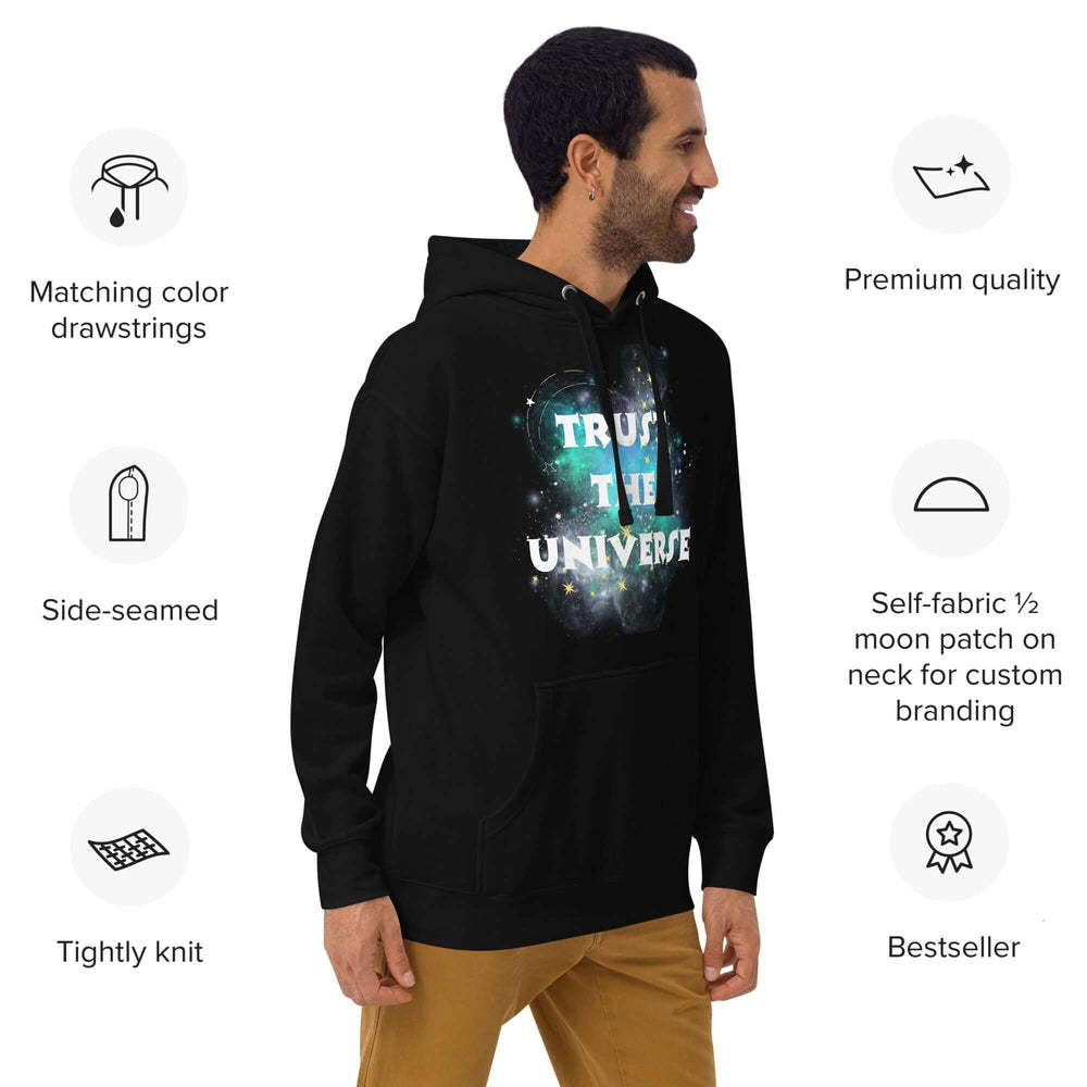 Trust The Universe Synchronicity Inspirational Quote Hoodie, Hoodies, $ 75.00, A Moment Of Now™