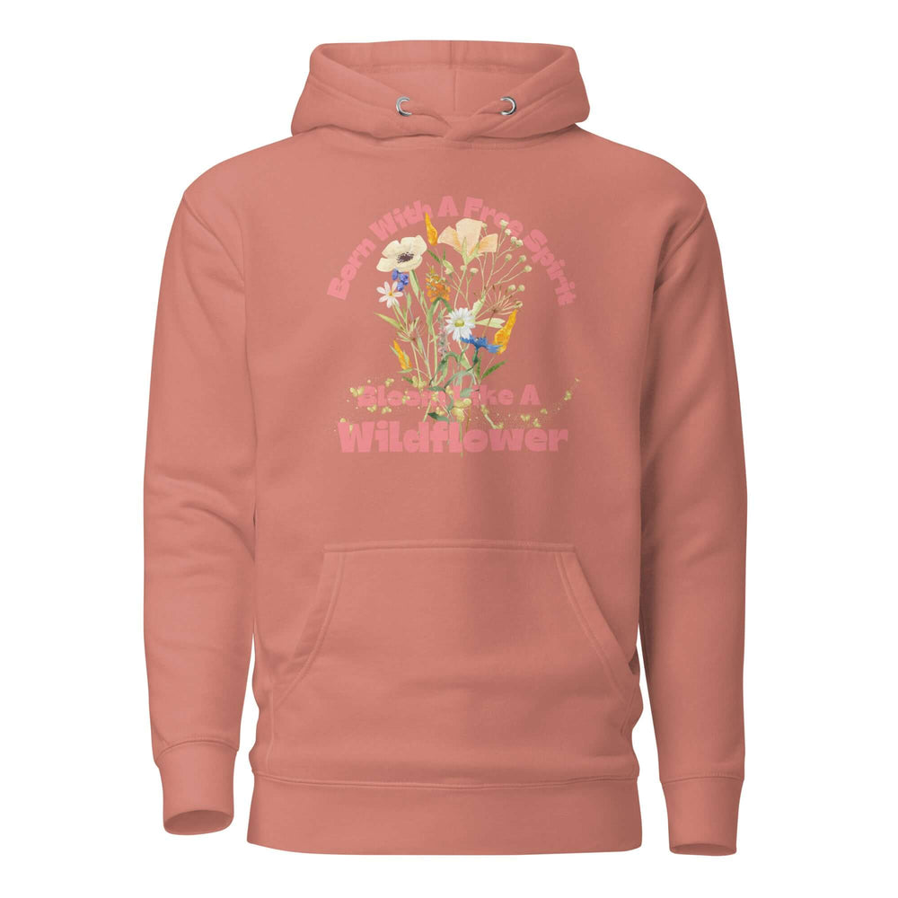 Free Spirit Wildflower Graphic Hoodie | Unisex Style, Hoodies, $ 50.00, A Moment Of Now™