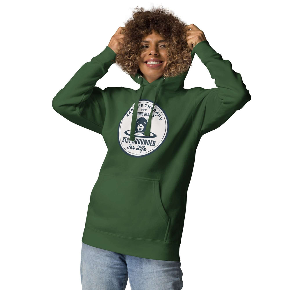 Earth's Therapy Grounding Hoodie - Unisex Comfort, Hoodies, $ 50.50, A Moment Of Now™