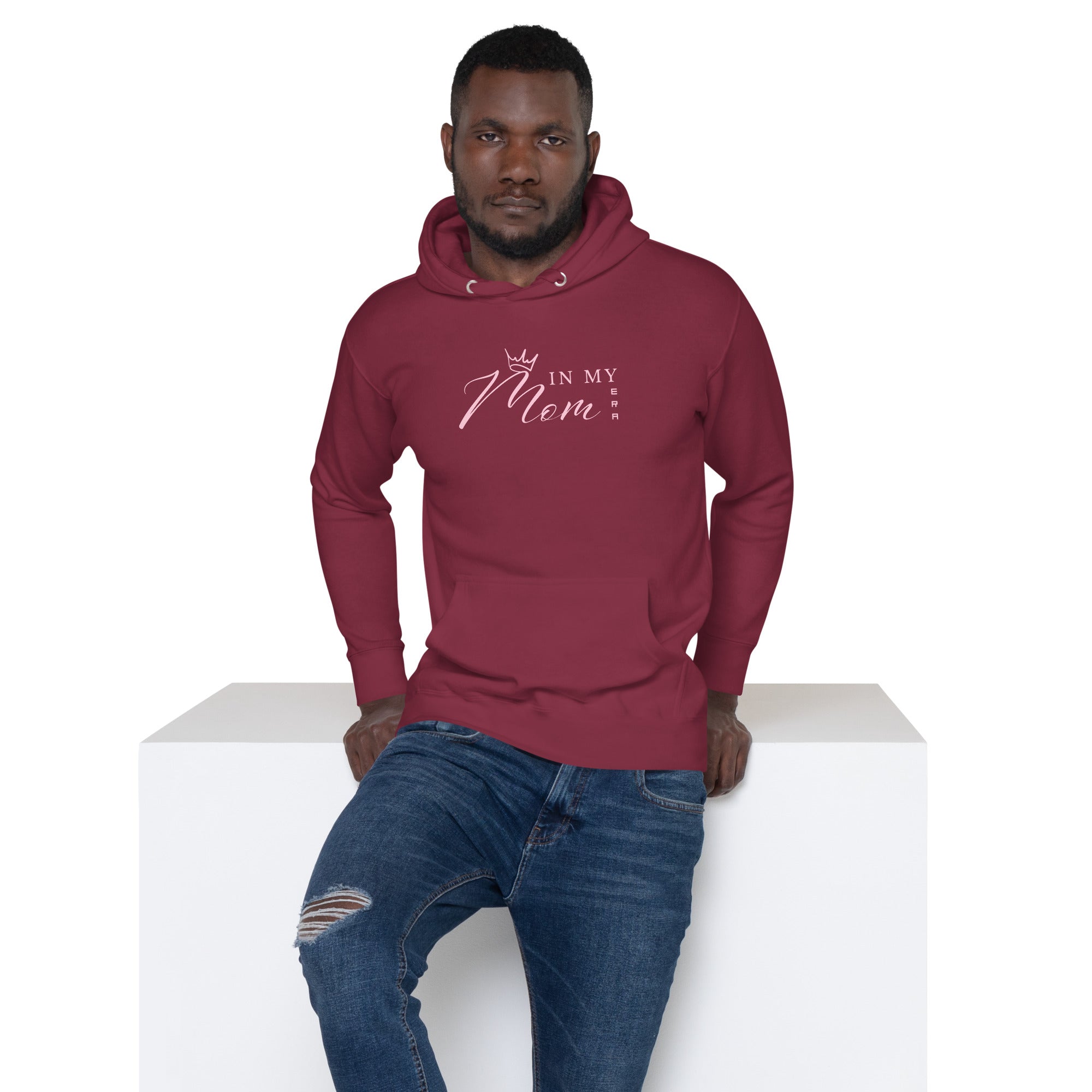 In My Mom Era Quote Graphic Unisex Hoodie, A Moment Of Now, $ 79.00