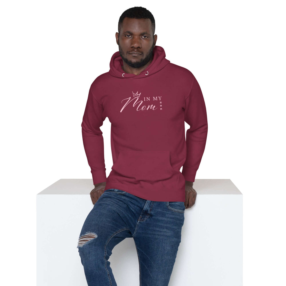 In My Mom Era Quote Graphic Unisex Hoodie, Hoodies, $ 79.00, A Moment Of Now™