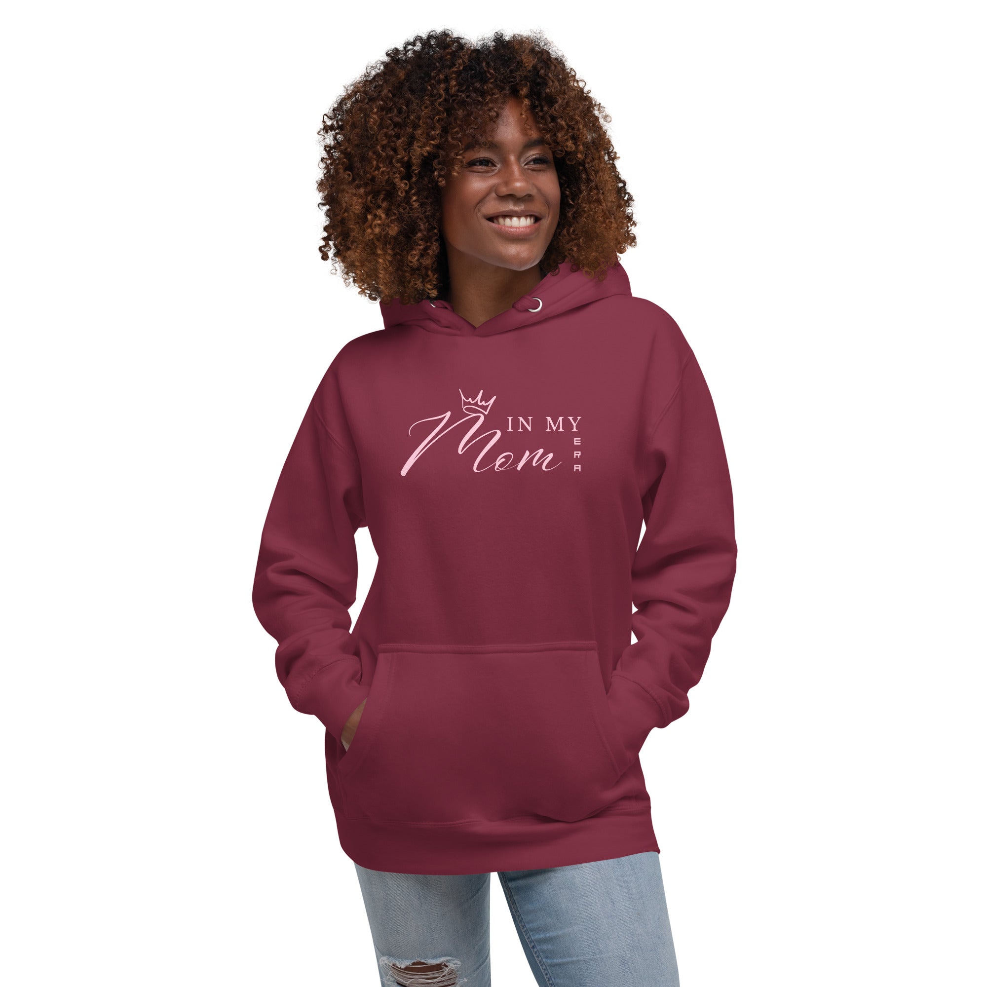 In My Mom Era Quote Graphic Unisex Hoodie, A Moment Of Now, A Moment Of Now