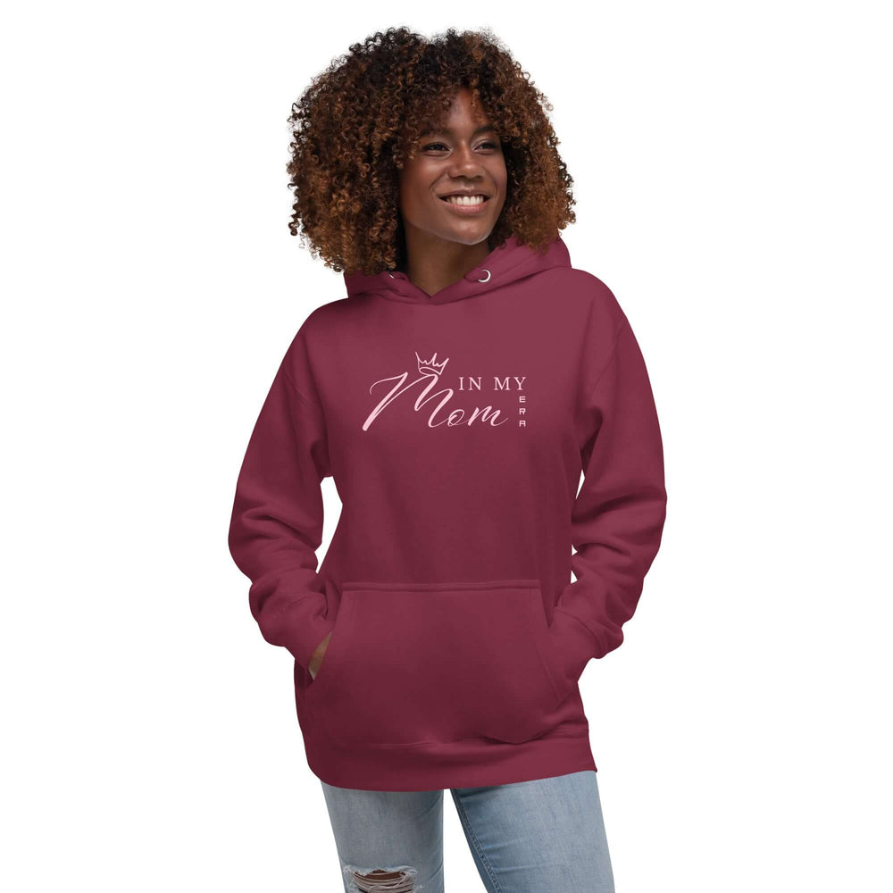 In My Mom Era Quote Graphic Unisex Hoodie, Hoodies, $ 79.00, A Moment Of Now™