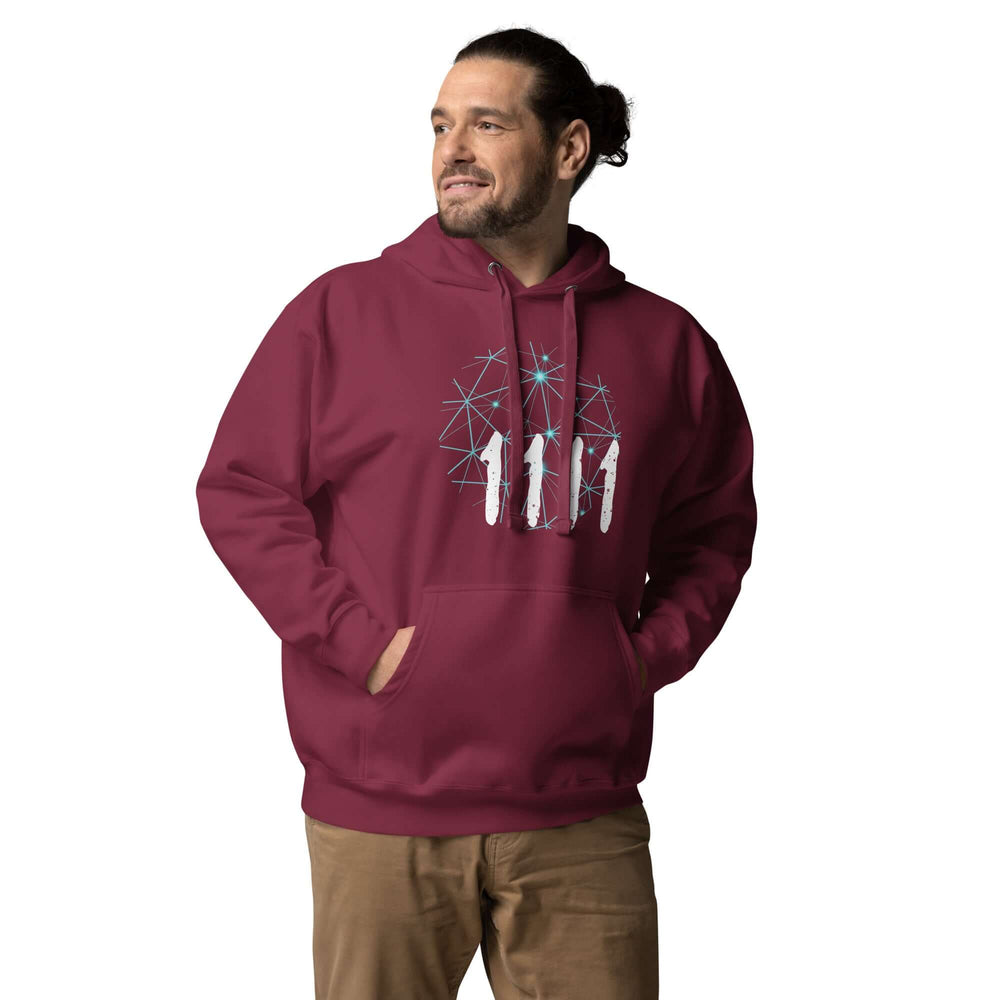 1111 Synchronicity Unisex Hoodie - Transform Your Style, Hoodies, $ 62.00, A Moment Of Now™