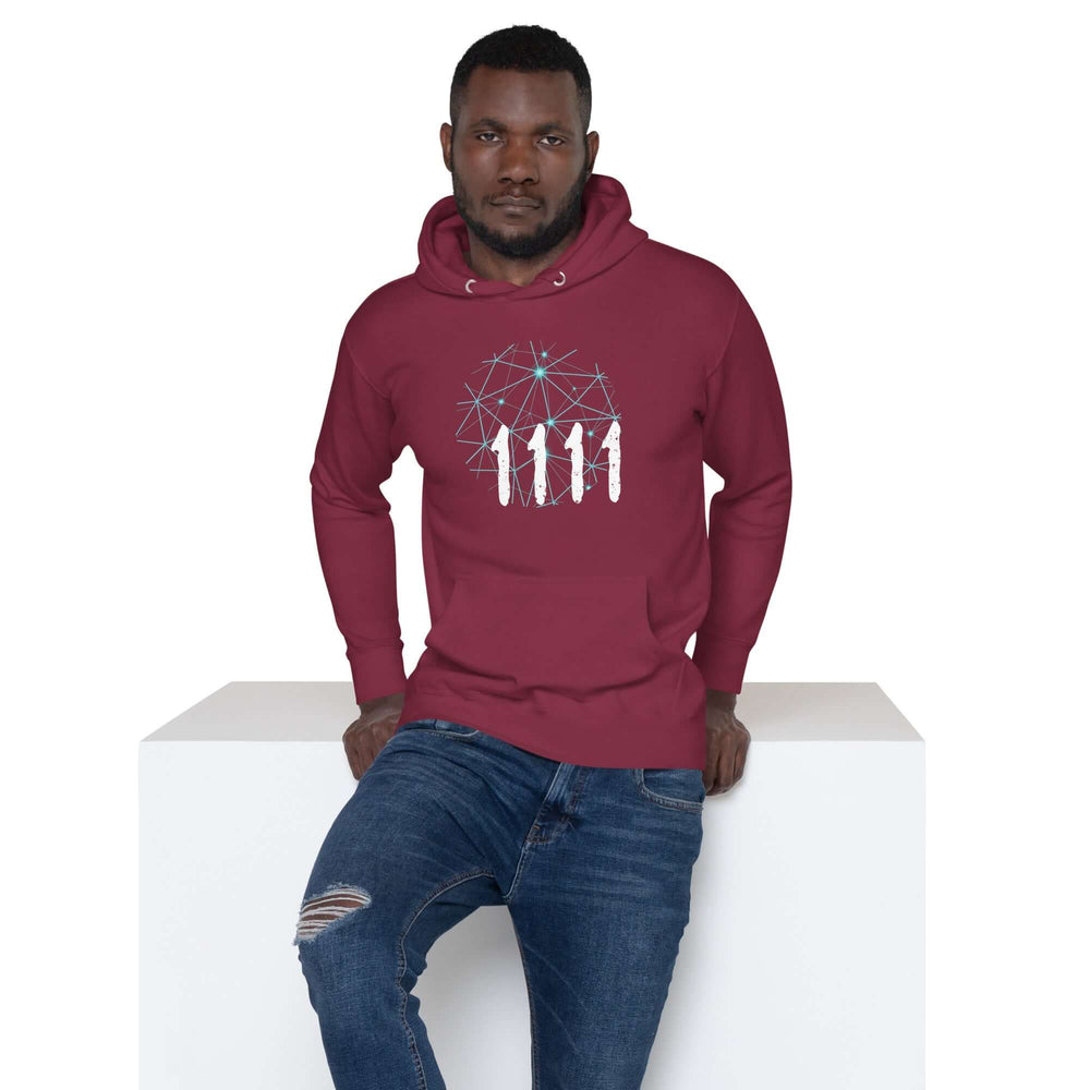 1111 Synchronicity Unisex Hoodie - Transform Your Style, Hoodies, $ 62.00, A Moment Of Now™